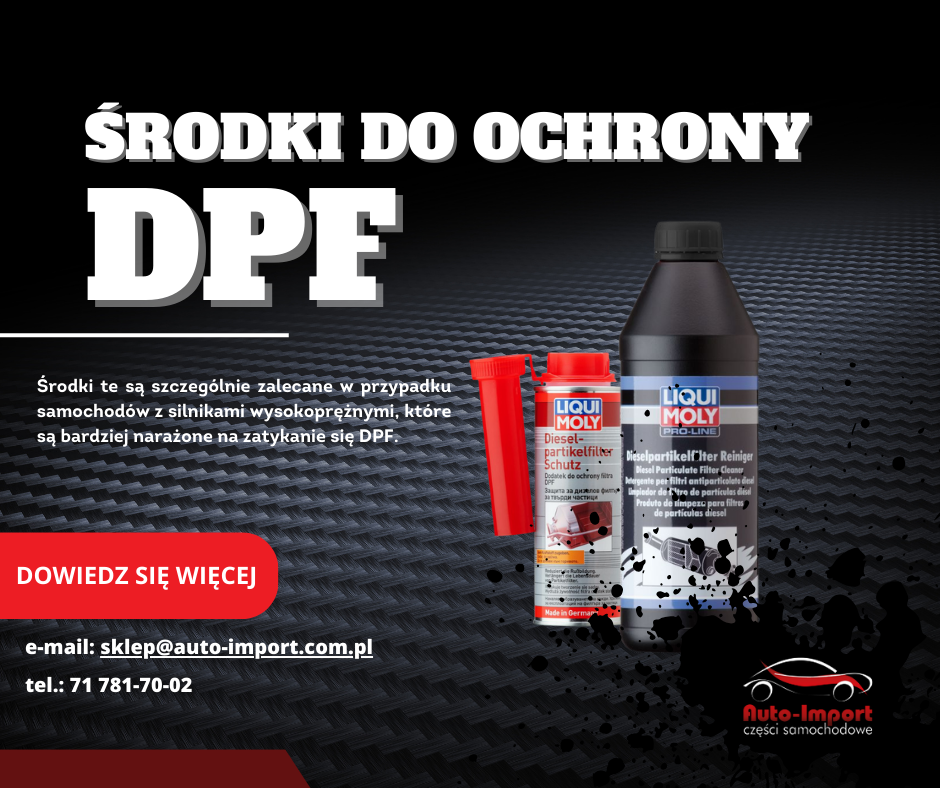 Środki do ochrony DPF